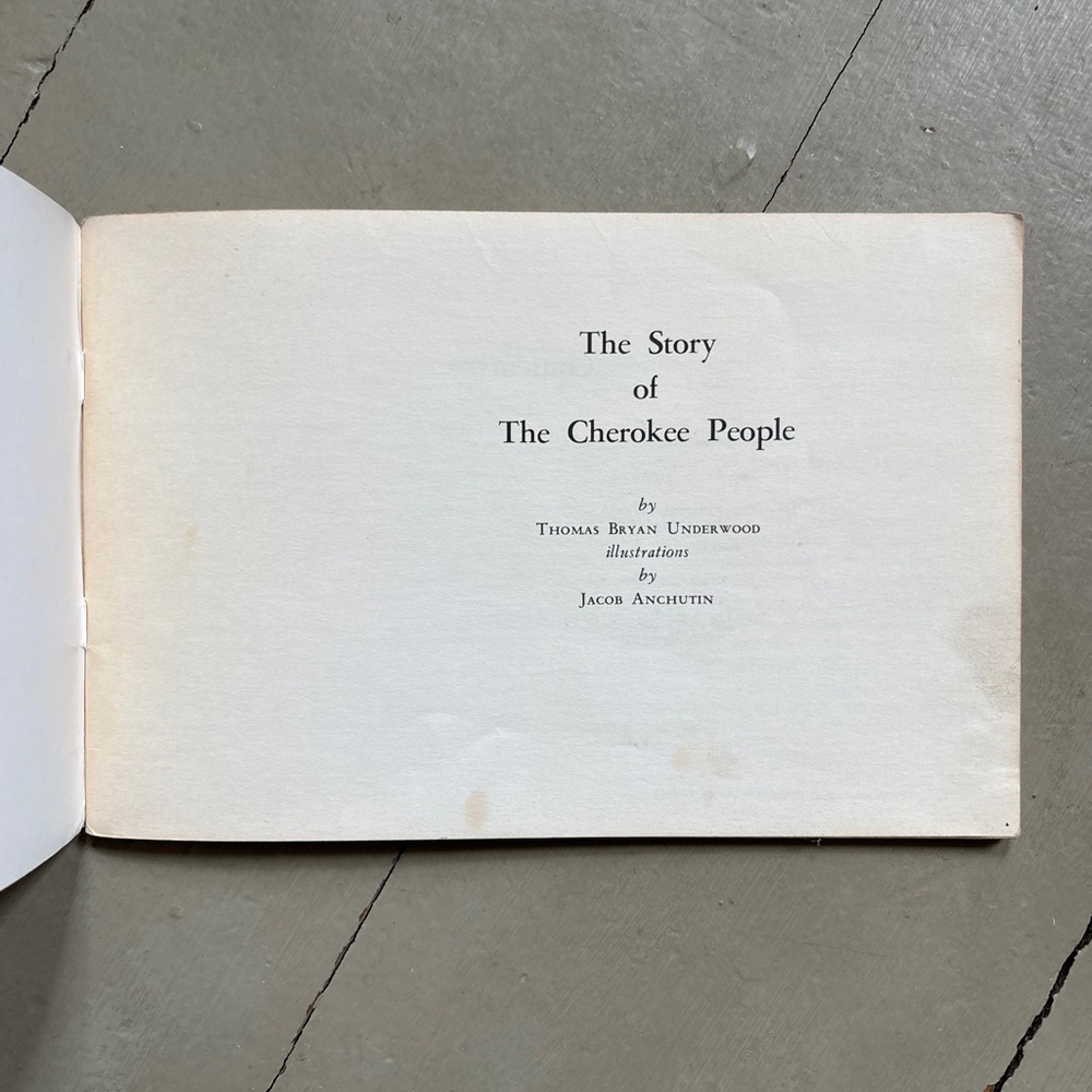 1961 The Story of the Cherokee People Sequoyah Trail of Tears Native American - Picture 8 of 10